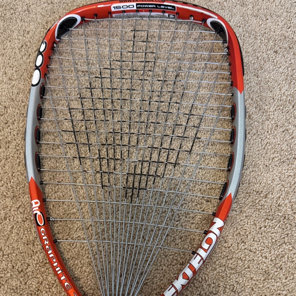 Ektelon 1500 Red and Black Racquetball Racket - Picture 5 of 7